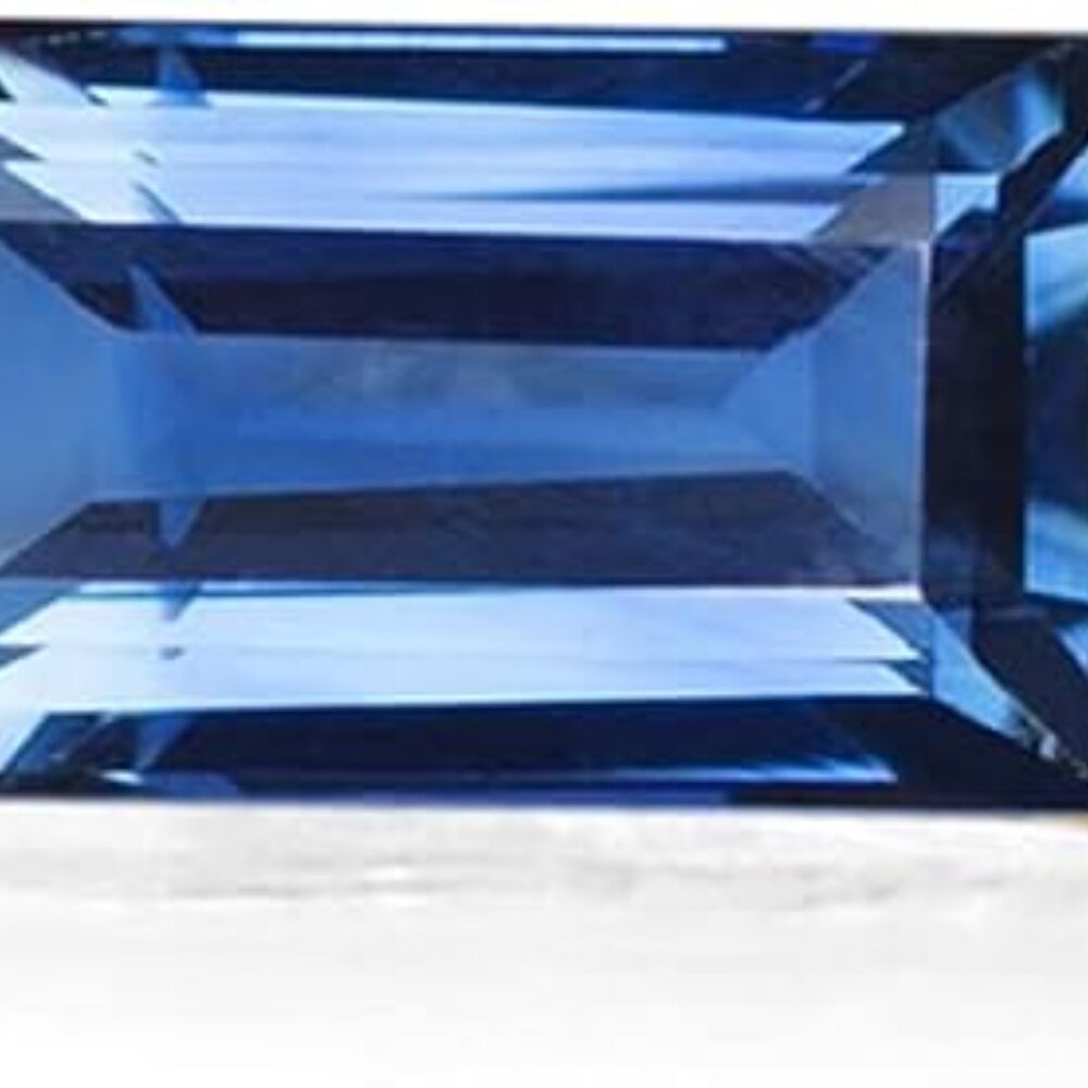 Elegant 3 Stone Stackable Ring - Baguette Simulat… - image 2